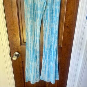 NWT Mango MNG flare sheer beach pant cover up women XS Trousers Lucca